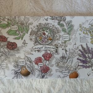 New In Box Shower Steamers with Botanical Design